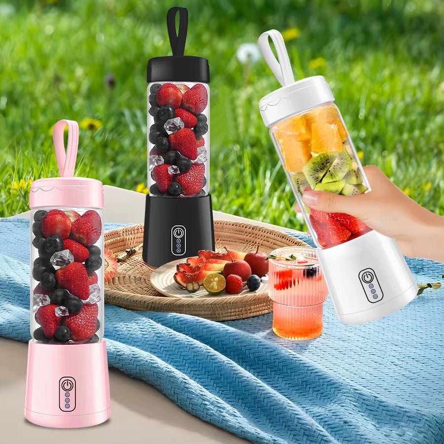 Personal Smoothie Maker: Portable, USB Rechargeable, One-Trick Blending, Perfect for Protein Shakes & Juice on the Go!