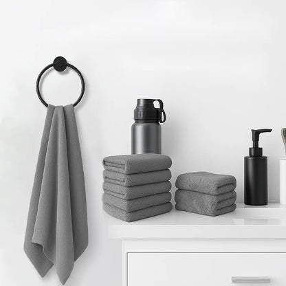 4Pcs Hotel Cotton Towels Bamboo Fiber Towels Sets Home Bath Towels Adults Face Towel Thick Absorbent Luxury Bathroom Towels